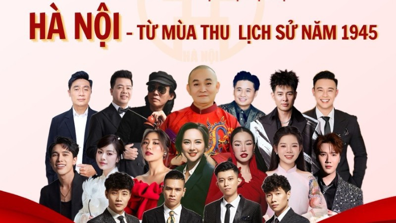 De nombreux artistes célèbres participeront au programme « Hanoï – Depuis l’automne historique de 1945 ». Photo : nhandan.vn 