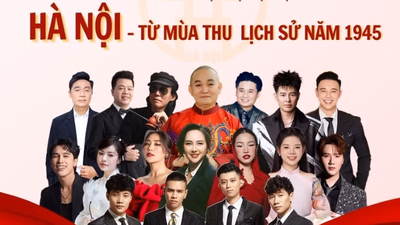 De nombreux artistes célèbres participeront au programme « Hanoï – Depuis l’automne historique de 1945 ». Photo : nhandan.vn 