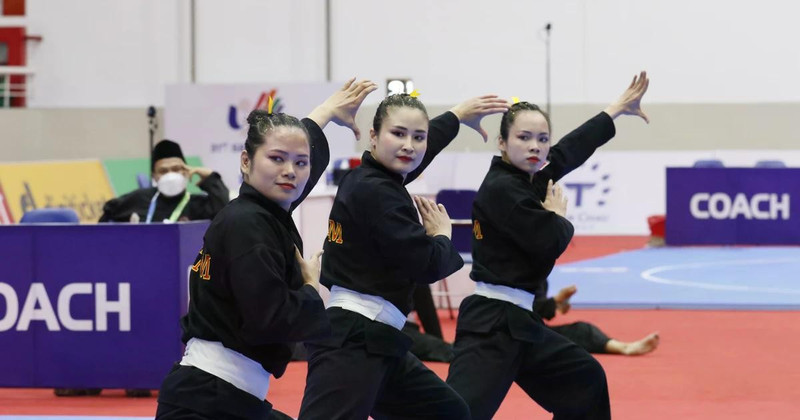 Le pencak silat est devenu l’une des disciplines les plus prolifiques en médailles d’or pour le Vietnam aux SEA Games avec le wushu, le taekwondo et le karaté. Photo : thanhnien.vn 