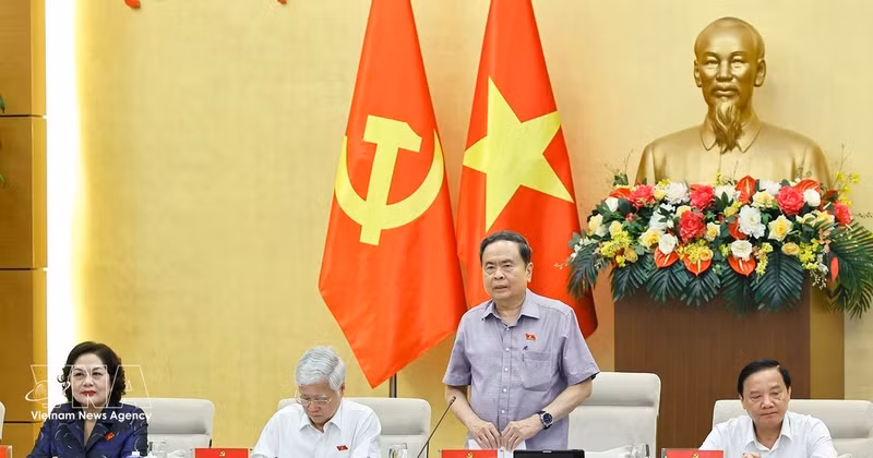 Le président de l'Assemblée nationale, Trân Thanh Mân. Photo : VNA