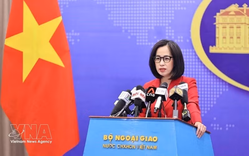 La porte-parole du ministère vietnamien des Affaires étrangères, Pham Thu Hang, Photo / VNA. 