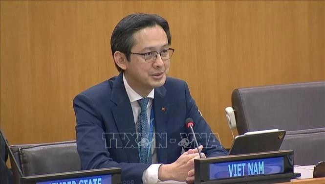 L’ambassadeur Dô Hung Viêt, eprésentant permanent du Vietnam auprès des Nations Unies et président désigné de la Conférence d’examen du TNP. Photo : VNA.