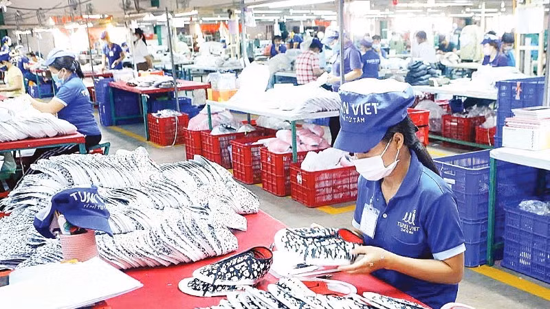 Des ouvriers au travail dans une entreprise privée de la province de Dong Nai. Photo : nhandan.vn