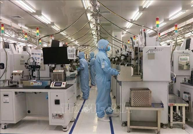 ITM Semiconductor Vietnam Co., Ltd., située dans le parc industriel de Vsip, chef-lieu de Tu Son, province de Bac Ninh, a toujours bénéficié de conditions favorables des autorités locales. Photo : VNA