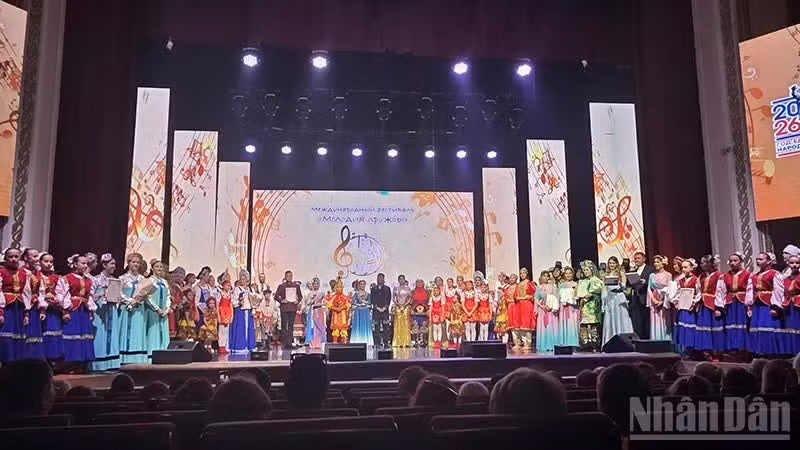Des représentants de différentes communautés ethniques participent au Festival international des cultures dans l’Extrême-Orient russe.