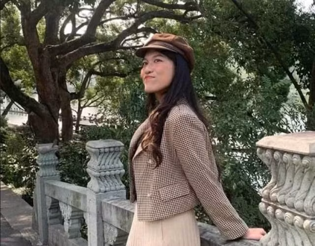 Tran Khanh Van, étudiante à l’Académie du Journalisme et de la Propagande. Photo fournie par elle même