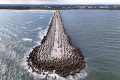 La plage de Loc An. Photo : VOV.