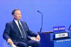 Le secrétaire général du Parti communiste du Vietnam et président de la République, To Lam au Dialogue de Shangri-La 2026. Photo: VNA