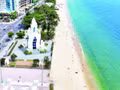 Vue aérienne de la ville de Nha Trang. 