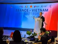 L'ambassadeur du Vietnam en France, Trinh Duc Hai, s'exprime lors de l'événement. Photo : VNA.