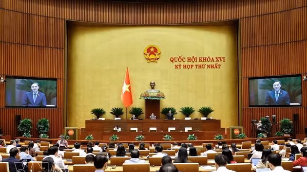 La première session de l'Assemblée nationale de la 16e législature. Photo : VNA.