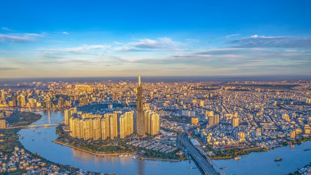 Vue panoramique de Hô Chi Minh-Ville. Photo : VNA.