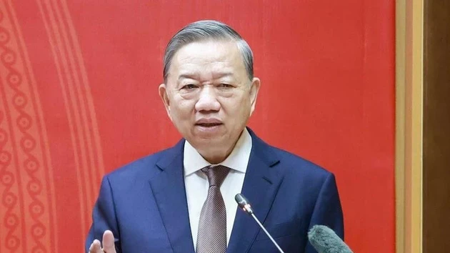 Le secrétaire général du Comité central du Parti communiste du Vietnam (PCV), To Lam. Photo : VNA.