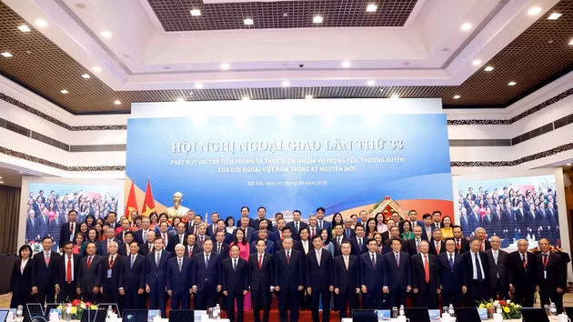 Les délégués lors de la 33e Conférence diplomatique. Photo : VNA.