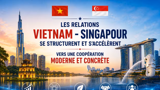 Les relations Vietnam-Singapour se structurent et s’accélèrent vers une coopération moderne et concrète