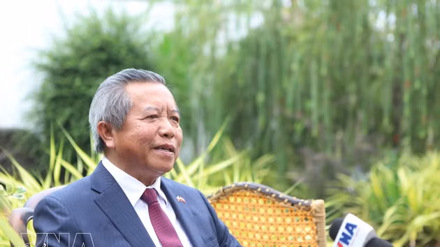 Le professeur et docteur Boviengkham Vongdala, président de l’Association d’amitié Laos-Vietnam. Photo: VNA