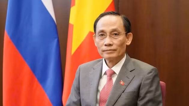 Le chef de la diplomatie vietnamienne Le Hoai Trung. Photo : Ministère des Affaires étrangères.