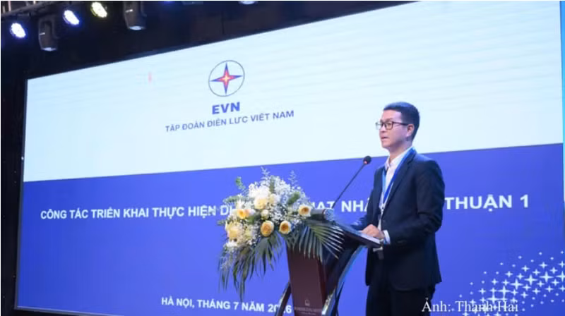 M. Vu Ngoc Minh, directeur adjoint du Département de la gestion des investissements et de la construction d’EVN.