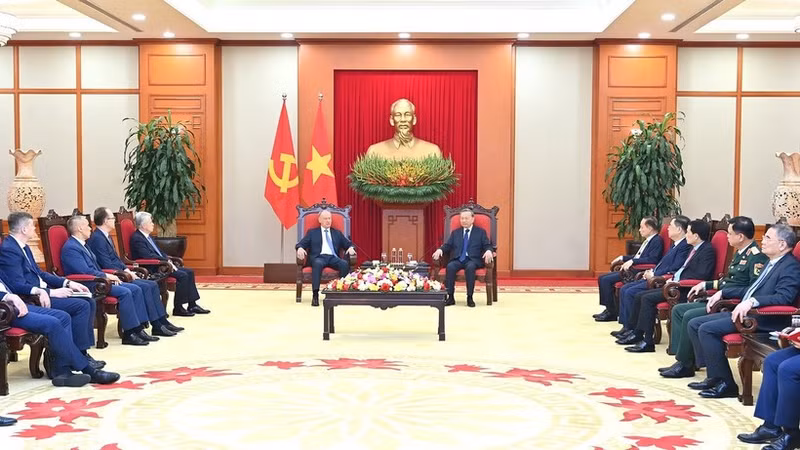 Vue générale de la réception. Photo : NDEL.