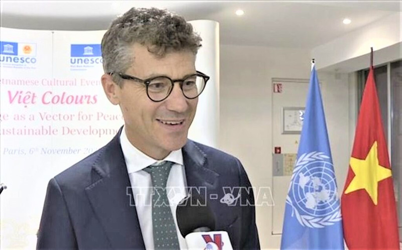 Le Représentant de l'UNESCO au Vietnam, Jonathan Wallace Baker. Photo : VNA.