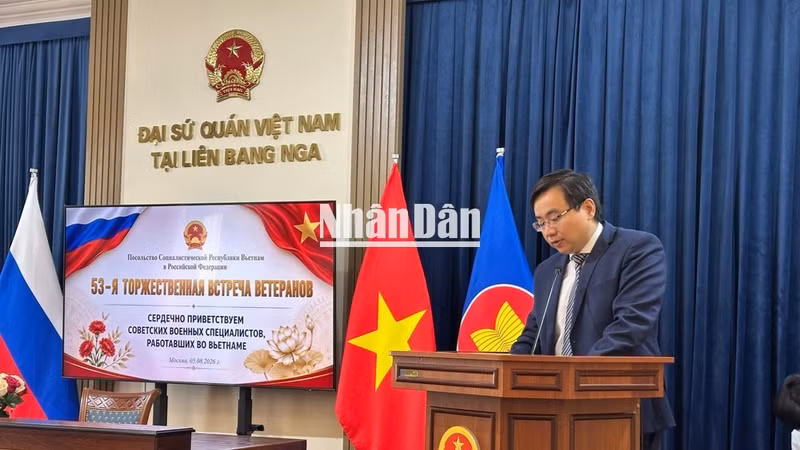 Doan Khac Hoang, chargé d'affaires a. i et ministre-conseiller du Vietnam en Russie. Photo : NDEL
