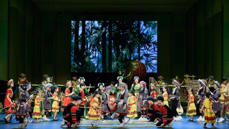 Une œuvre interprétée lors du concert « Thanh Am Xanh », organisé en janvier 2025. Photo : Groupe Thanh Am Xanh. 