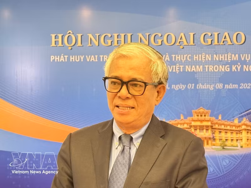 L'ambassadeur Pham Quang Vinh, ancien vice-ministre des Affaires étrangères. Photo : VNA.