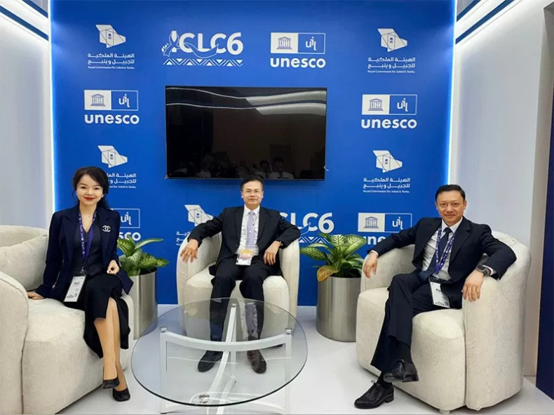 Les délégués de la ville de Son La lors de la 6e Conférence internationale sur les villes apprenantes de l’UNESCO. Photo : baoquocte.vn