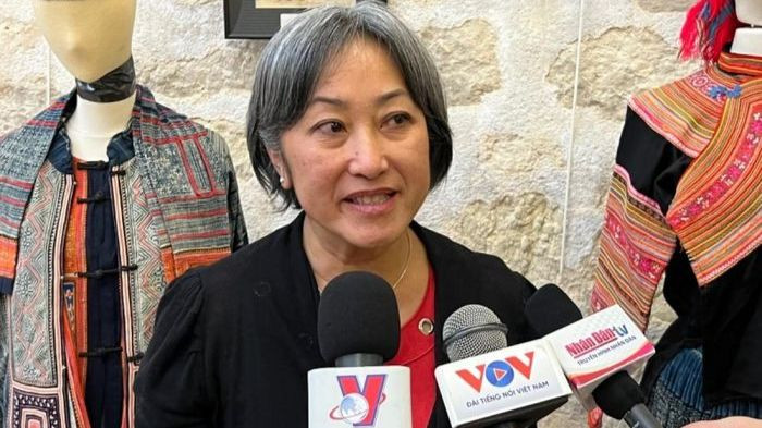 Nhung Lehoux, présidente de l’association Vietnam 17. Photo: VOV Nhung Lehoux, présidente de l’association Vietnam 17. Photo: VOV