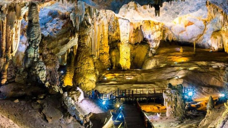 La grotte de Thiên Duong. Photo : Parc national de Phong Nha-Ke Bàng. La grotte de Thiên Duong. Photo : Parc national de Phong Nha-Ke Bàng.