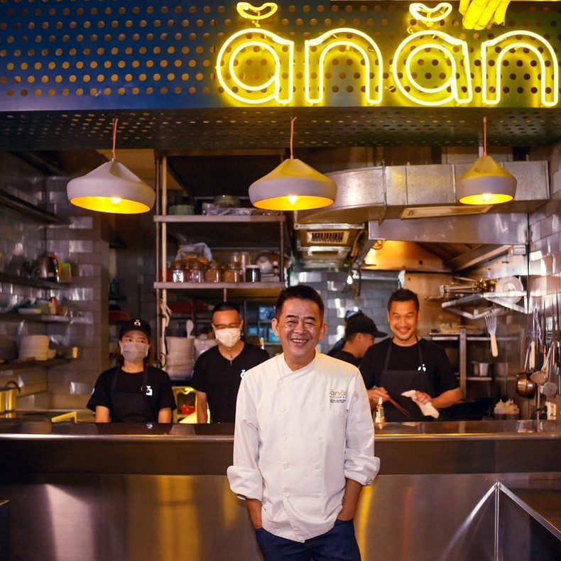 Peter Cuong Franklin, chef du restaurant Anan. Photo: Anan Saigon
