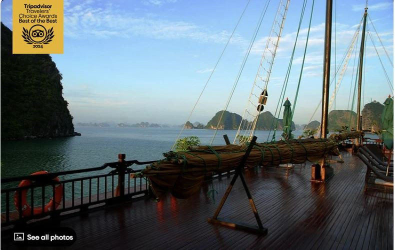 La Baie d’Ha Long est également la deuxième destination naturelle au monde en 2024 votée par les voyageurs de Tripadvisor. Photo: NDEL