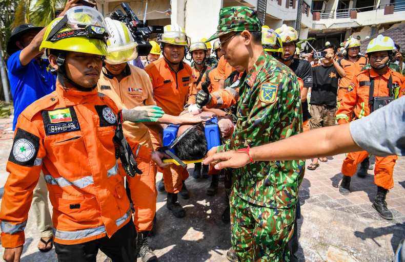 La victime est Thep Maung Maung, chef cuisinier de l'hôtel Aye Chan Thar. Photo: NDEL