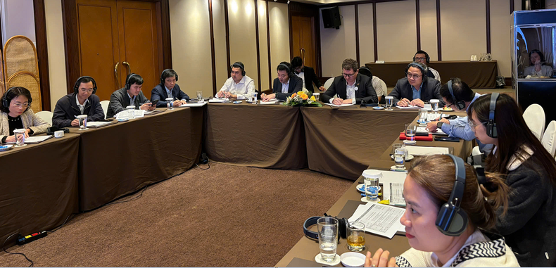 Le colloque voit la présence des représentants d’Île-de-France Mobilités et des acteurs locaux, notamment Hanoi Metro, le Département de la Construction, l’Institut de Planification et d’Ingénierie des Transports. Photo: Mai Khanh/NDEL