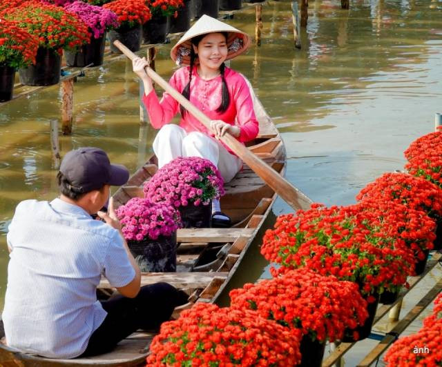 Les produits floraux de Sa Dec se retrouvent désormais dans tout le pays. Photo : VOV. Les produits floraux de Sa Dec se retrouvent désormais dans tout le pays. Photo : VOV.