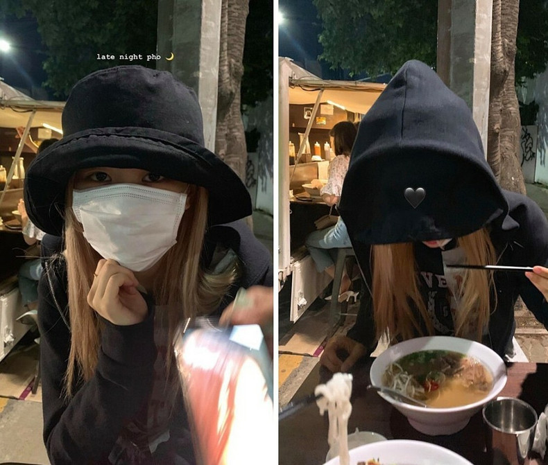 Rosé et Lisa apprécie le "phở" vietnamien. Photo : thoidai.com.vn Rosé et Lisa apprécie le "phở" vietnamien. Photo : thoidai.com.vn
