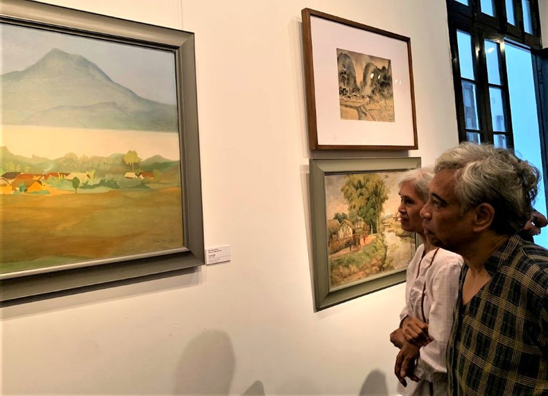 Les visiteurs lors de l'événement. Photo: Linh Vi.