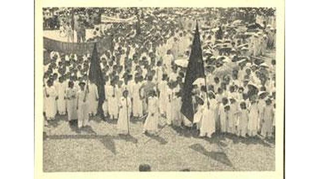 Des femmes le jour de l’indépendance. Photo : Musée Hô Chi Minh. Des femmes le jour de l’indépendance. Photo : Musée Hô Chi Minh.