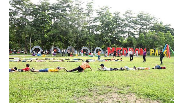 Activités au Parc. Photo : MEDDOM. Activités au Parc. Photo : MEDDOM.