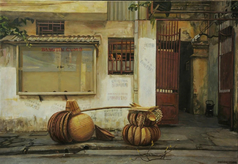 Œuvre « Objet ». Photo : nhandan.vn Œuvre « Objet ». Photo : nhandan.vn