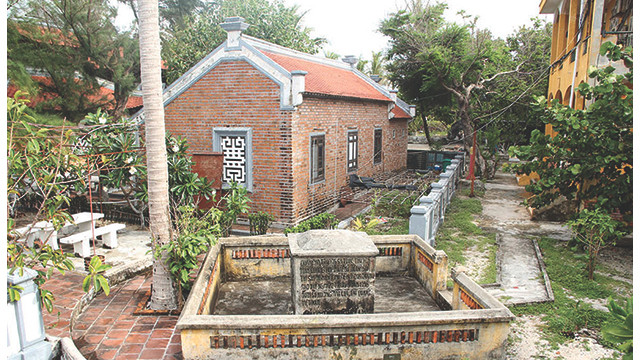 Une stèle de souveraineté sur l’île de Nam Yêt a été classée site historique national. Photo : CTV/CVN, Une stèle de souveraineté sur l’île de Nam Yêt a été classée site historique national. Photo : CTV/CVN,