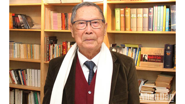 Cân Van Kiêt, ancien vice-président de l'Association des Vietnamiens en France. Photo : NDEL.
