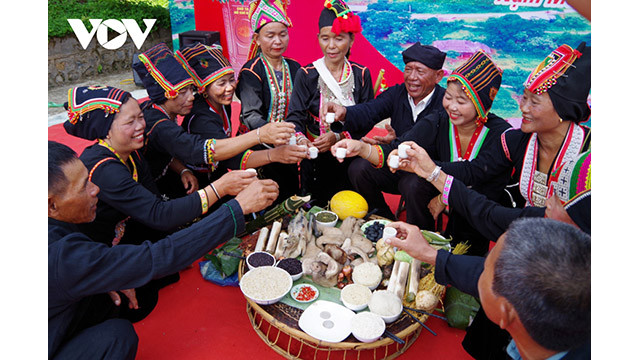 La fête « Ma Ma Mê » est un rituel agricole important du peuple Khơ Mú, et est transmise de génération en génération. Photo : VOV.