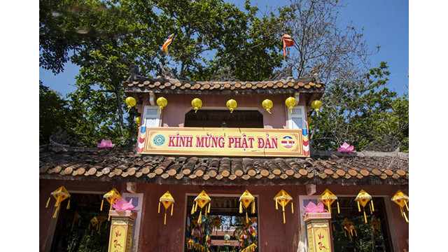 Des pagodes sont toutes décorées pour accueillir l'anniversaire de Bouddha. Photo : VOV. Des pagodes sont toutes décorées pour accueillir l'anniversaire de Bouddha. Photo : VOV.