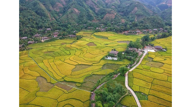 Des villages de l'ehtnie Tày dans la commune de Nghia Dô. Photo : baolaocai.vn Des villages de l'ehtnie Tày dans la commune de Nghia Dô. Photo : baolaocai.vn