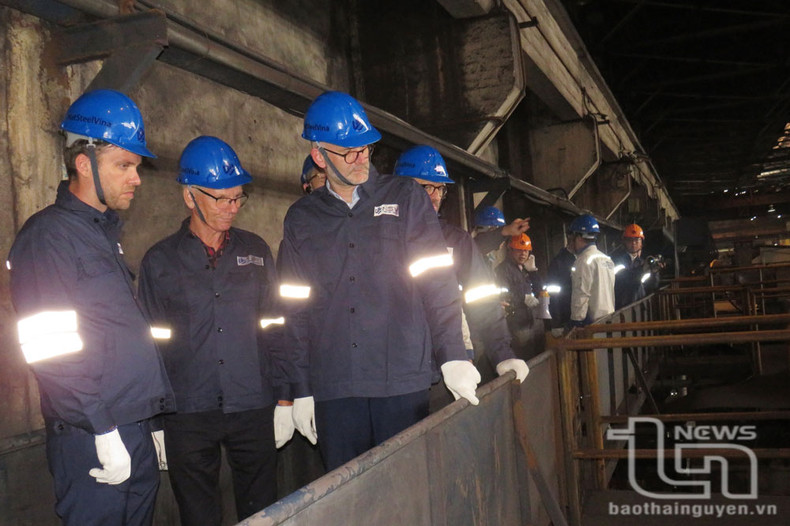 Le directeur de la direction danoise de l’énergie a visité l’usine sidérurgique NatSteelVina Thai Nguyên ảnh 1 Le directeur de la direction danoise de l’énergie a visité l’usine sidérurgique NatSteelVina Thai Nguyên ảnh 1