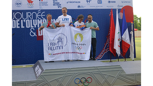 Le secrétaire général du Comité national olympique, Trân Van Manh espère que que les activités communautaires telles que la Journée olympique diffuseront l’esprit et l’amour du sport dans la société, en particulier dans les écoles. Photo : Minh Hanh.