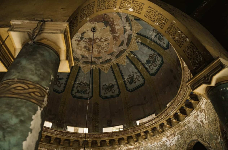 Le dôme du bâtiment de l'Université des sciences naturelles et sociales de Hanoi conserve encore de nombreuses valeurs culturelles et historiques. Photo : hanoimoi.vn