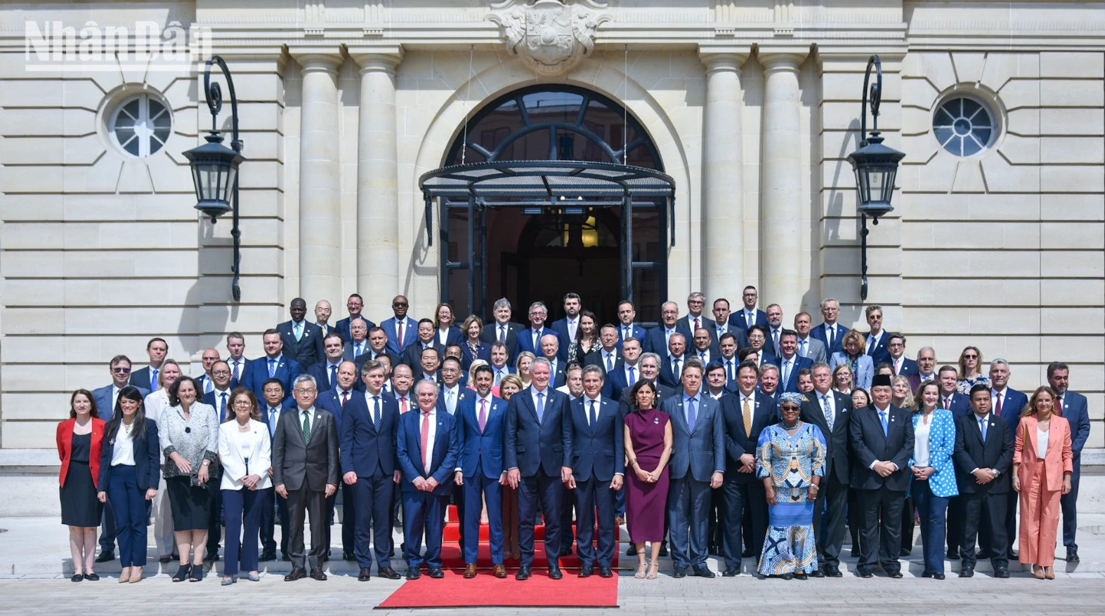 Le ministre des Finances Nguyen Van Thang participe à la réunion du Conseil de l'OCDE au niveau des ministres (RCM) 2025 en sa qualité de coprésident du Programme pour l'Asie du Sud-Est (SEARP) de l'OCDE pour le mandat 2022-2025. Photo: NDEL