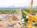 Chantier du projet de pont de Tu Lien. Photo : NDEL.